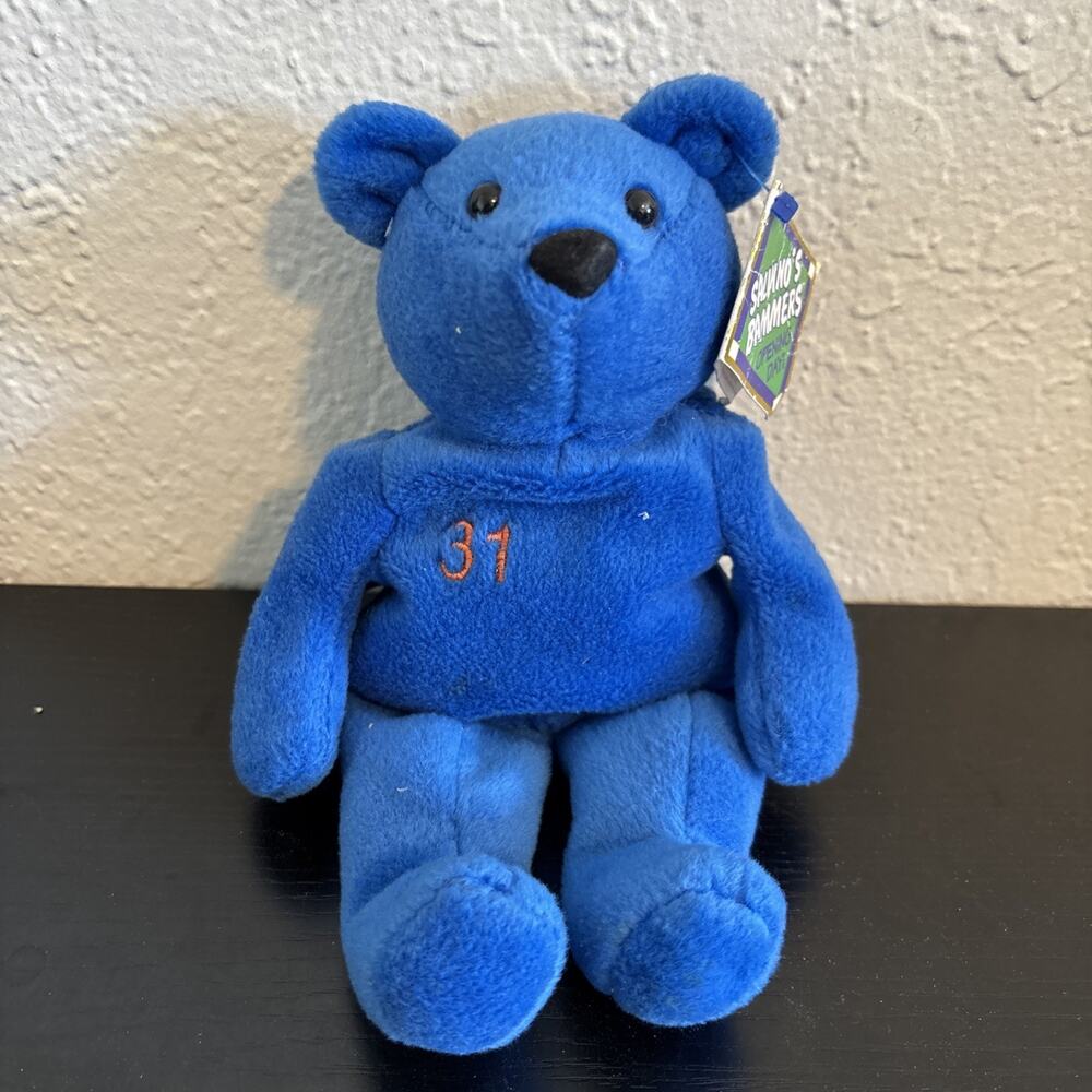 Salvino's Bammers Mike Piazza #31 Opening Day Beanie Bear New York Mets MLB 1999